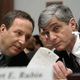Then undersecretary of the Treasury Summers confers with secretary Robert Rubin back in 1998.